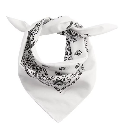 Classic Paisley Cotton Printed Square Bandana - Picture 2 of 2